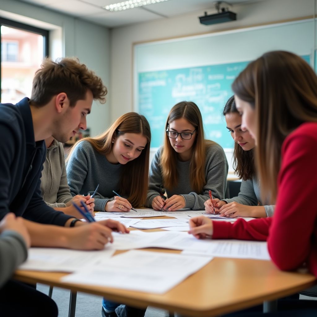 Taller en escuela secundaria